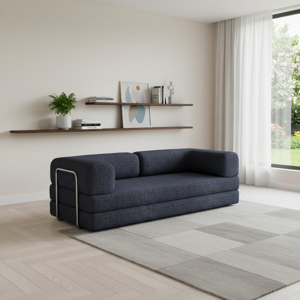82" Chenille Modular Sofa