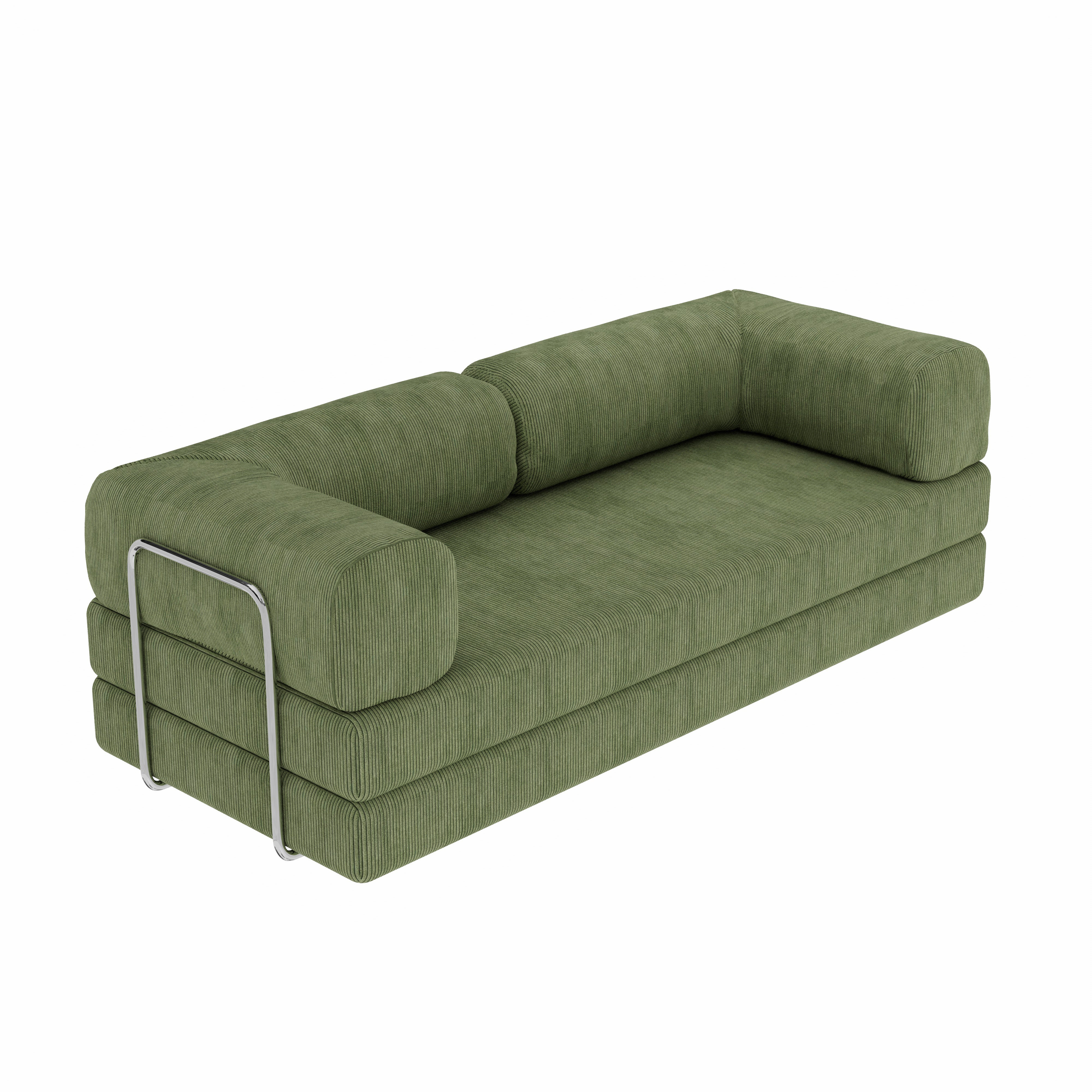 82" Chenille Modular Sofa