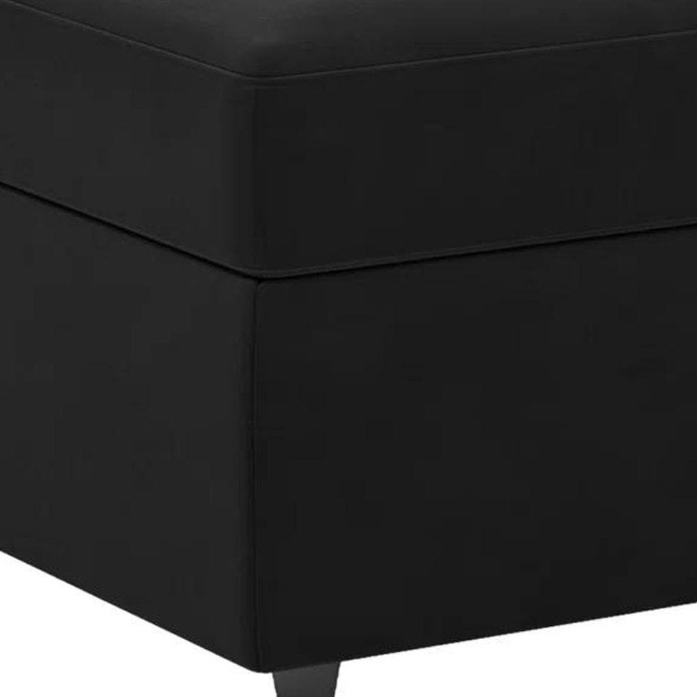 30" Velvet Storage Ottoman