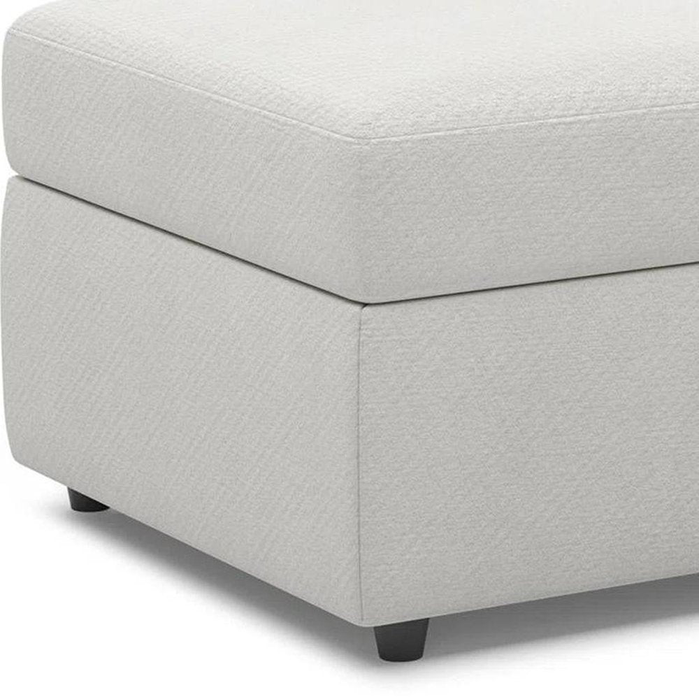 30" Velvet Storage Ottoman