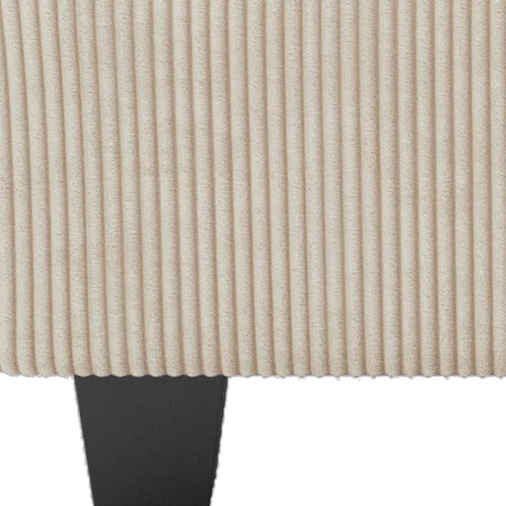 26" Corduroy Storage Ottoman