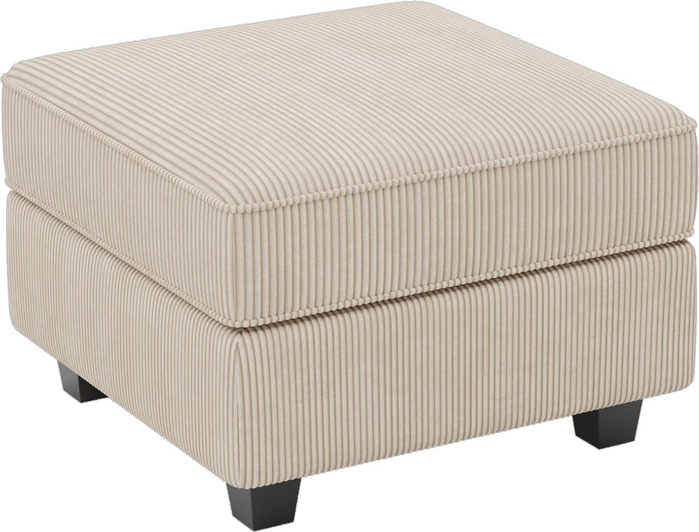 26" Corduroy Storage Ottoman