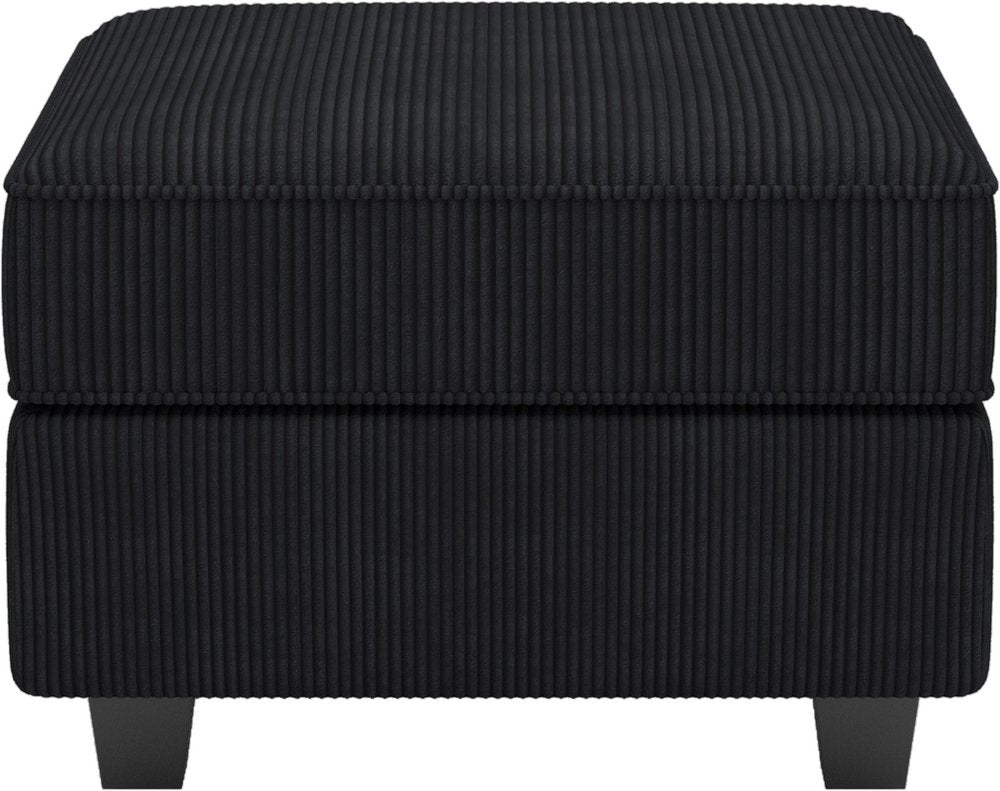26" Corduroy Storage Ottoman