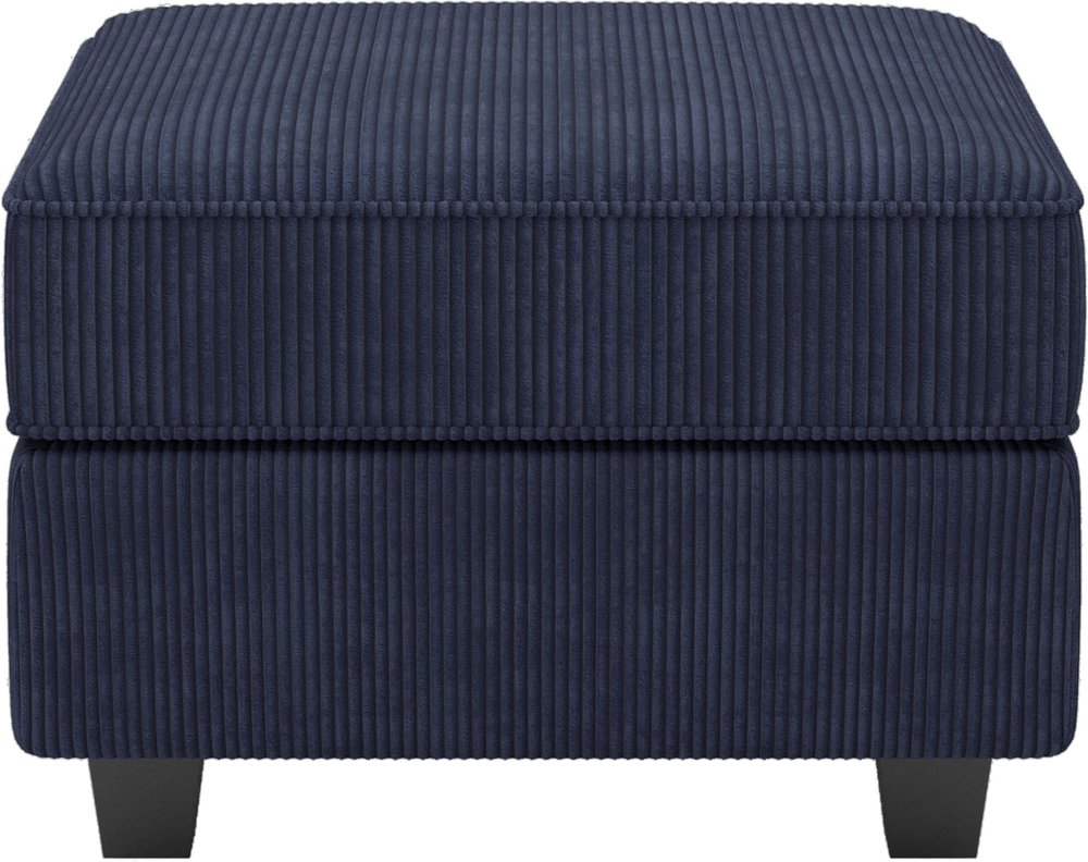 26" Corduroy Storage Ottoman