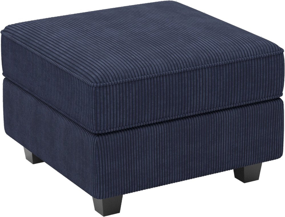 26" Corduroy Storage Ottoman