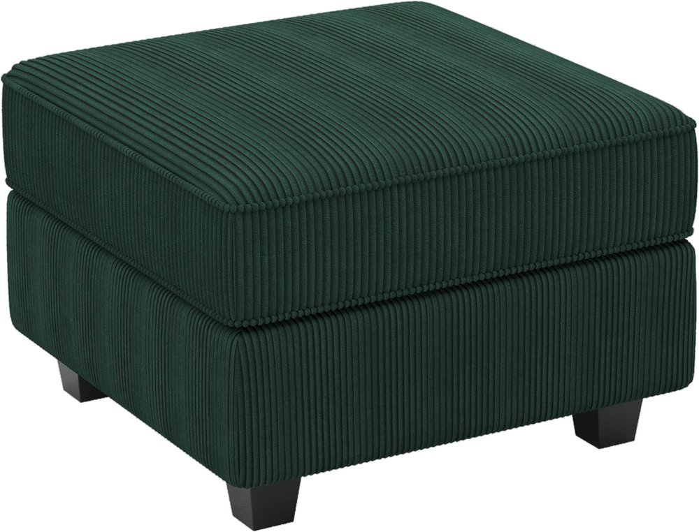 26" Corduroy Storage Ottoman