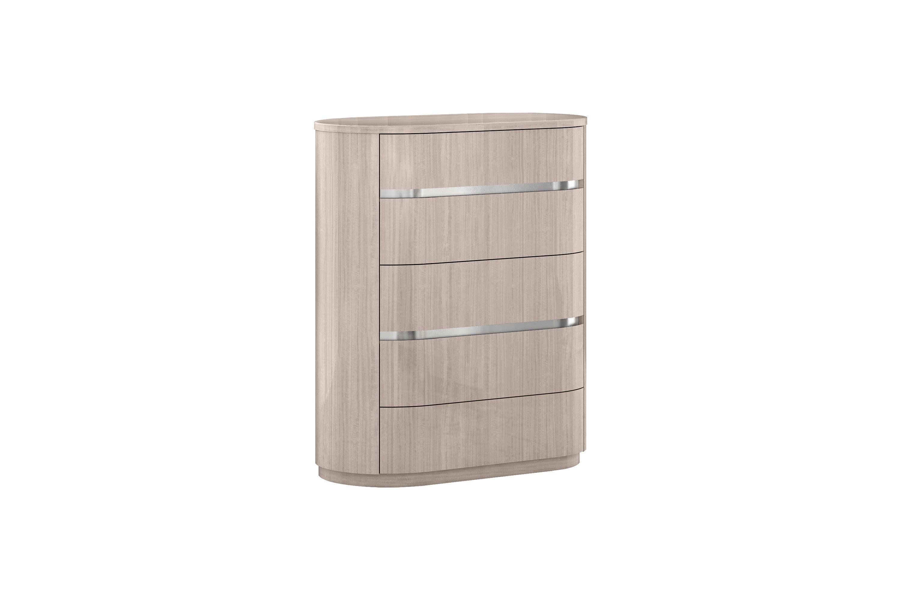 47" Beige Four Glide Drawer Verical Dresser