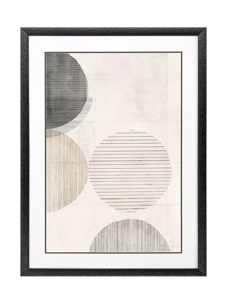 33" x 45" Stitched "Spheres" Wall Art