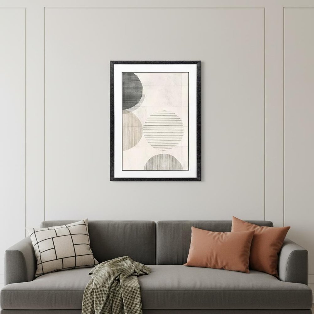 33" x 45" Stitched "Spheres" Wall Art