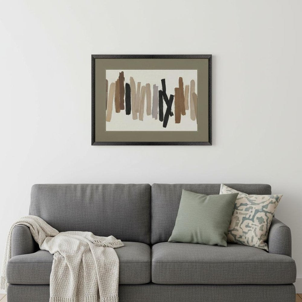 47" x 35" "Strokes" Framed Wall Art