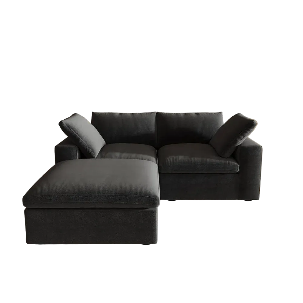 3 pc. 80" Modular Linen Corner Sectional