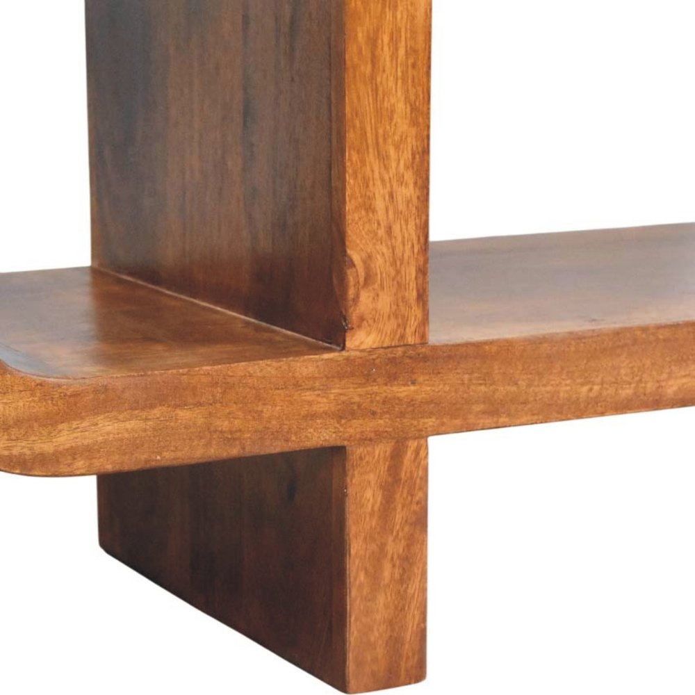 47" Brown Mango Wood Orion Open Entertainment Stand