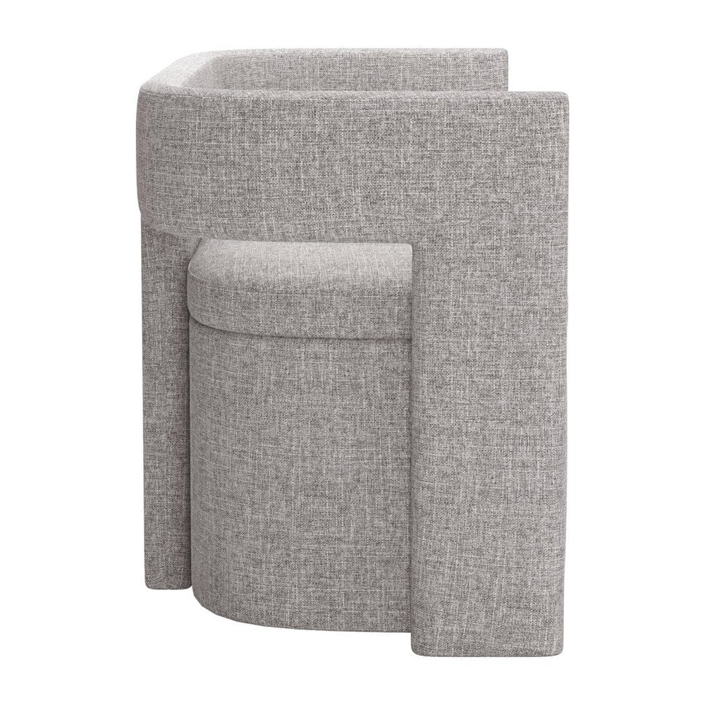 55" Gray Flip Top Storage Bench