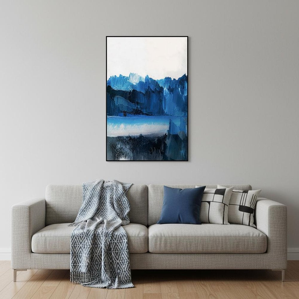 40" x 60" "Azul" Framed Wall Art