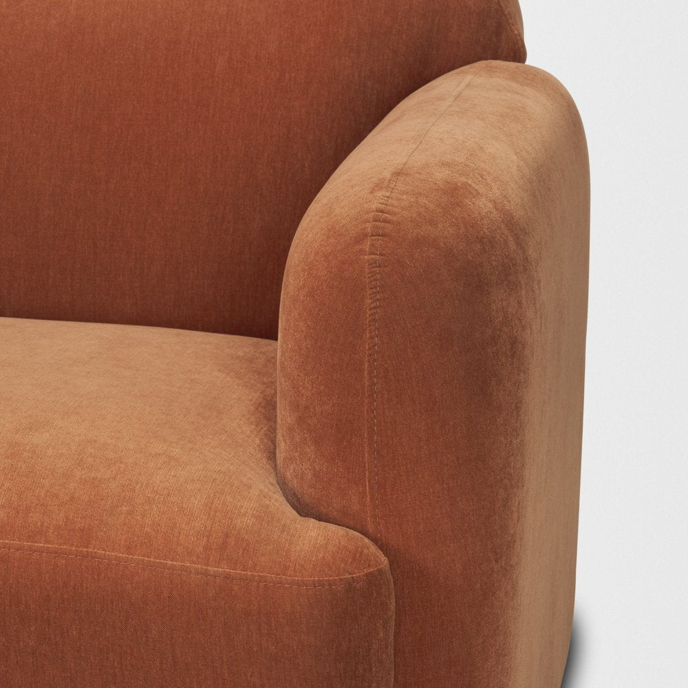90" Foam Chenille Sofa
