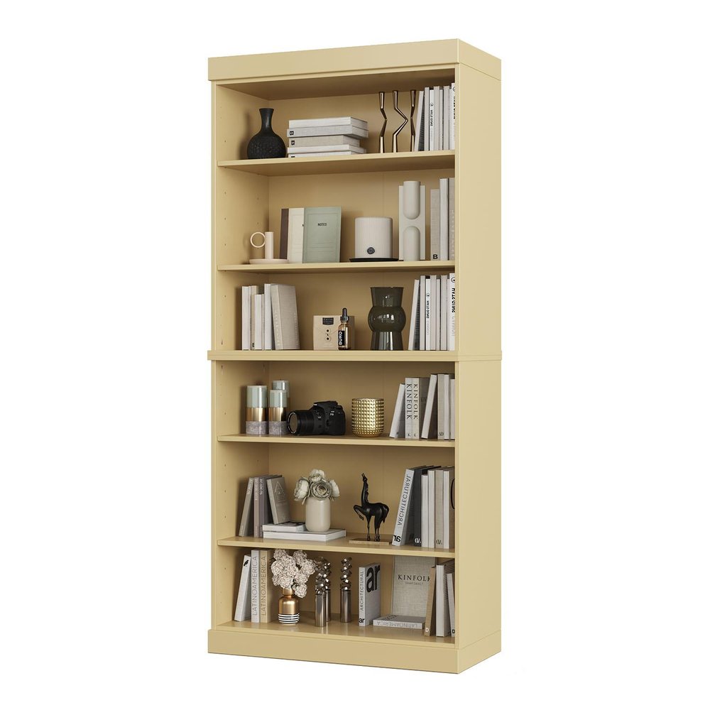 32" Adjustable Six Tier Library Bookcase