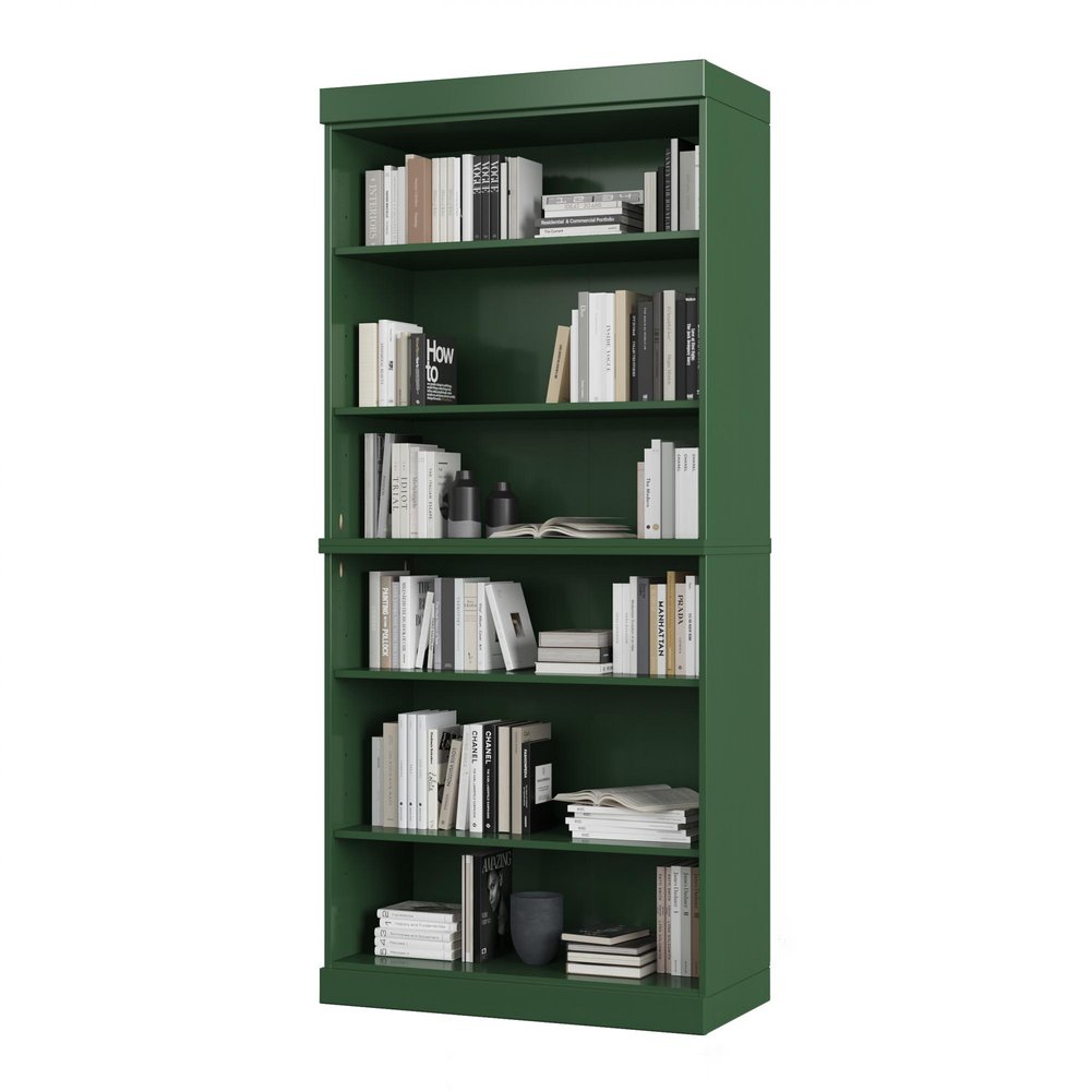32" Adjustable Six Tier Library Bookcase