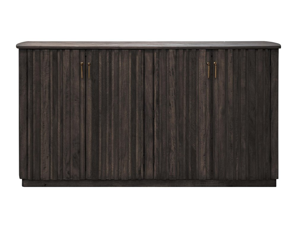 61" Fluted Wood Sideboard