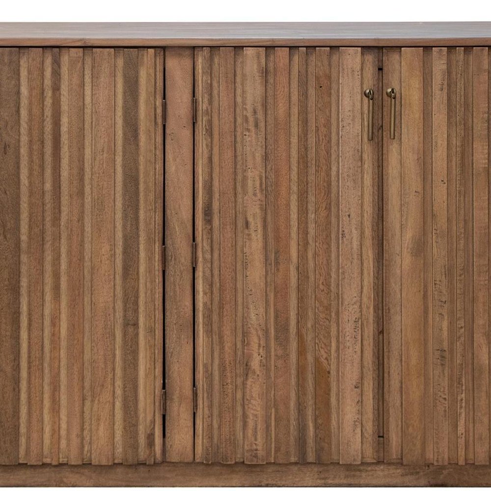 61" Fluted Wood Sideboard