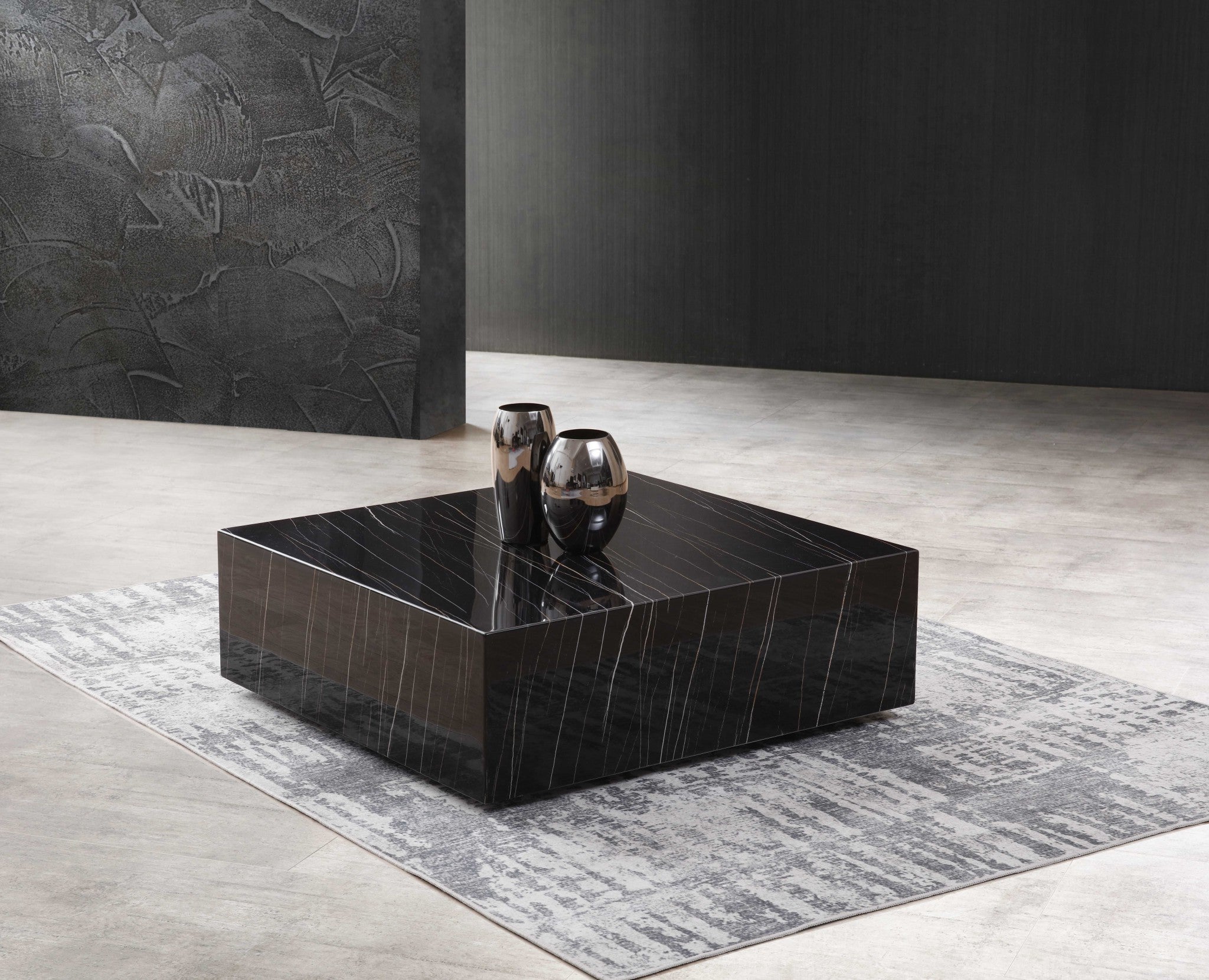 35" Marble Square Coffee Table