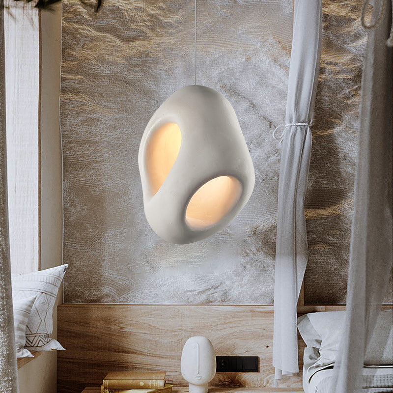 White Multi-hole Pendant Light