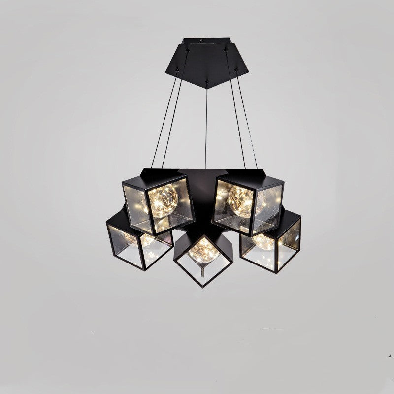 Modern Multi-Cube Chandelier (Multiple Variations)