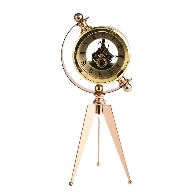 10" Gold Pendulum Desk Clock