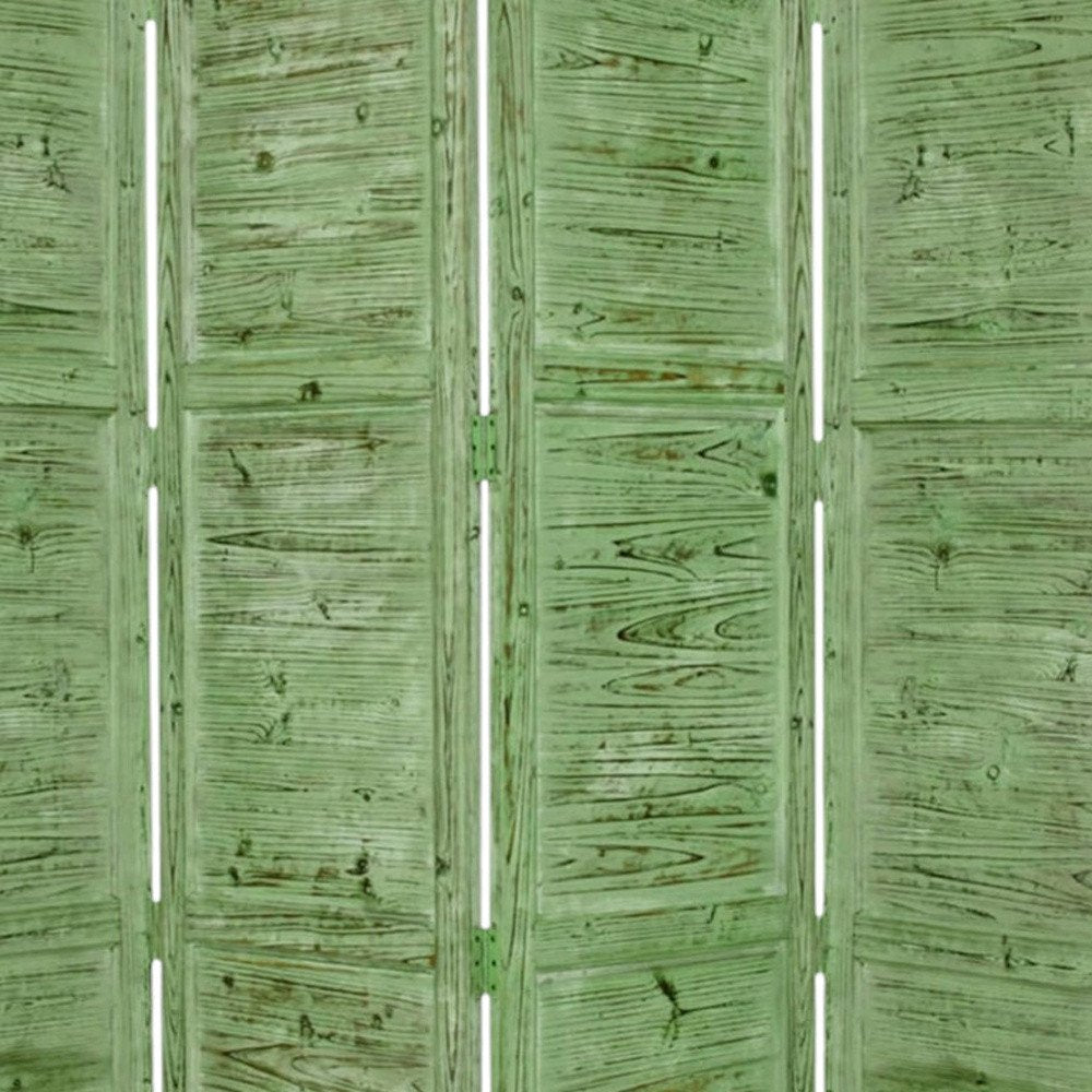 84" Wood Folding Four Panel Room Divider