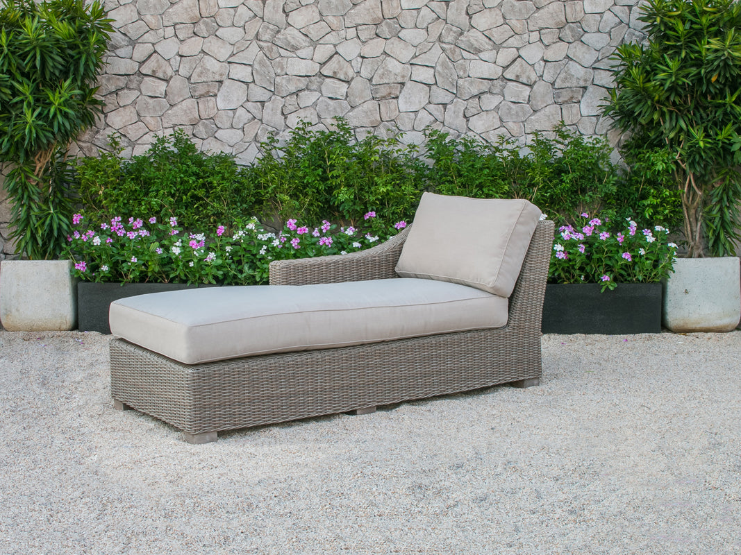 Gray Rattan Outdoor Sectional Sofa