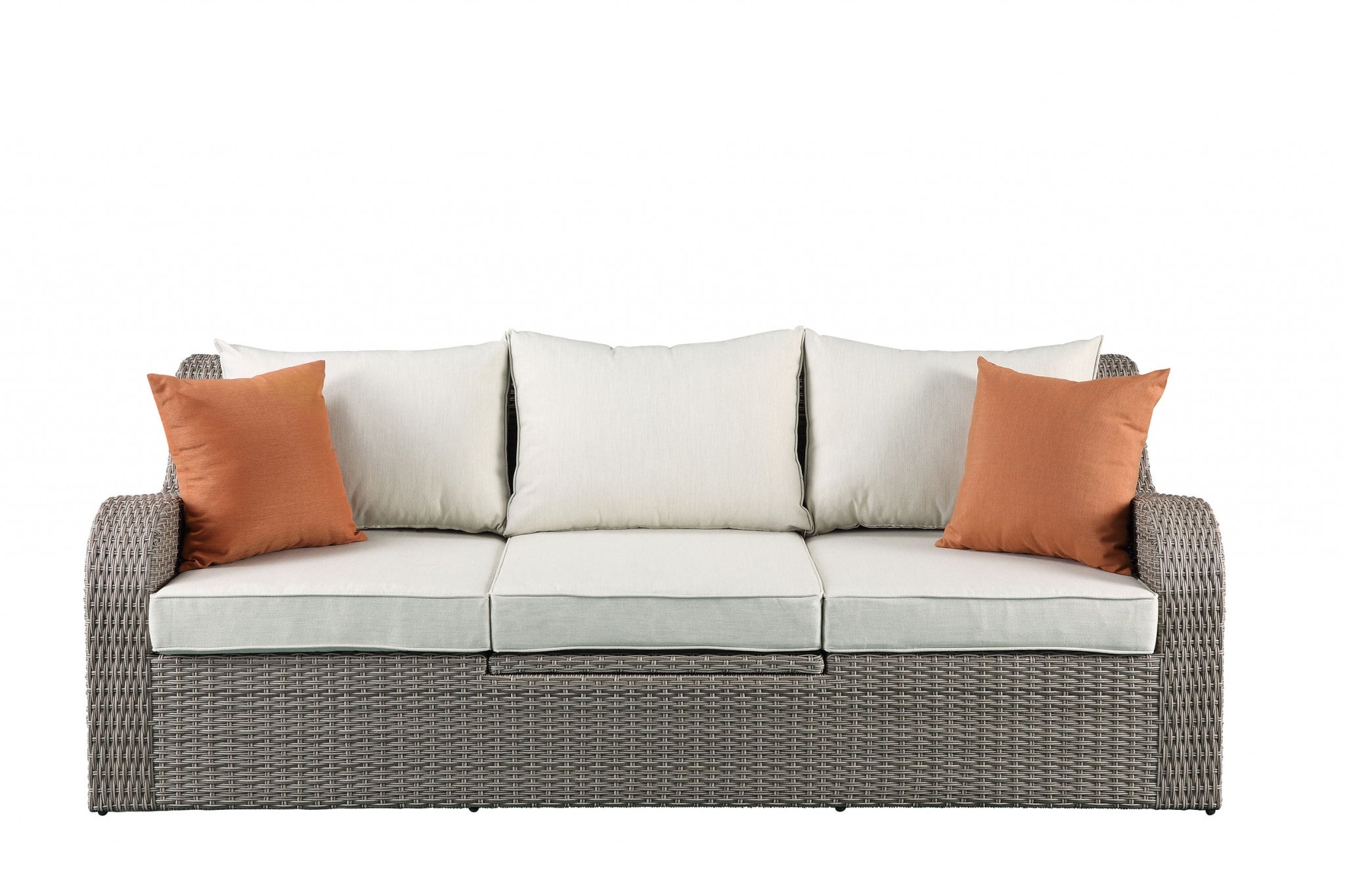 Outdoor Gray Modular Sofa and Lounger