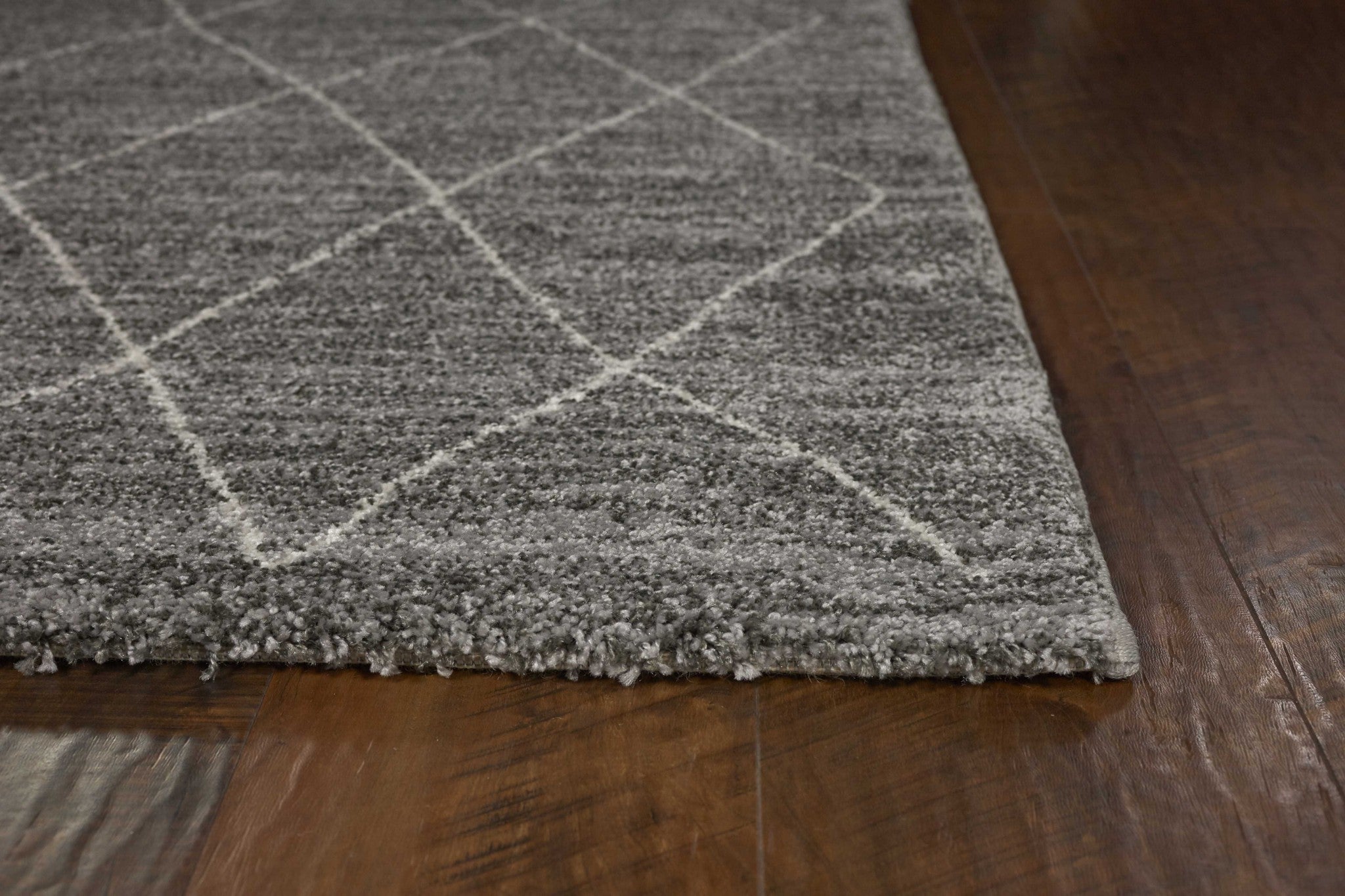 Gray Diamonds Area Rug