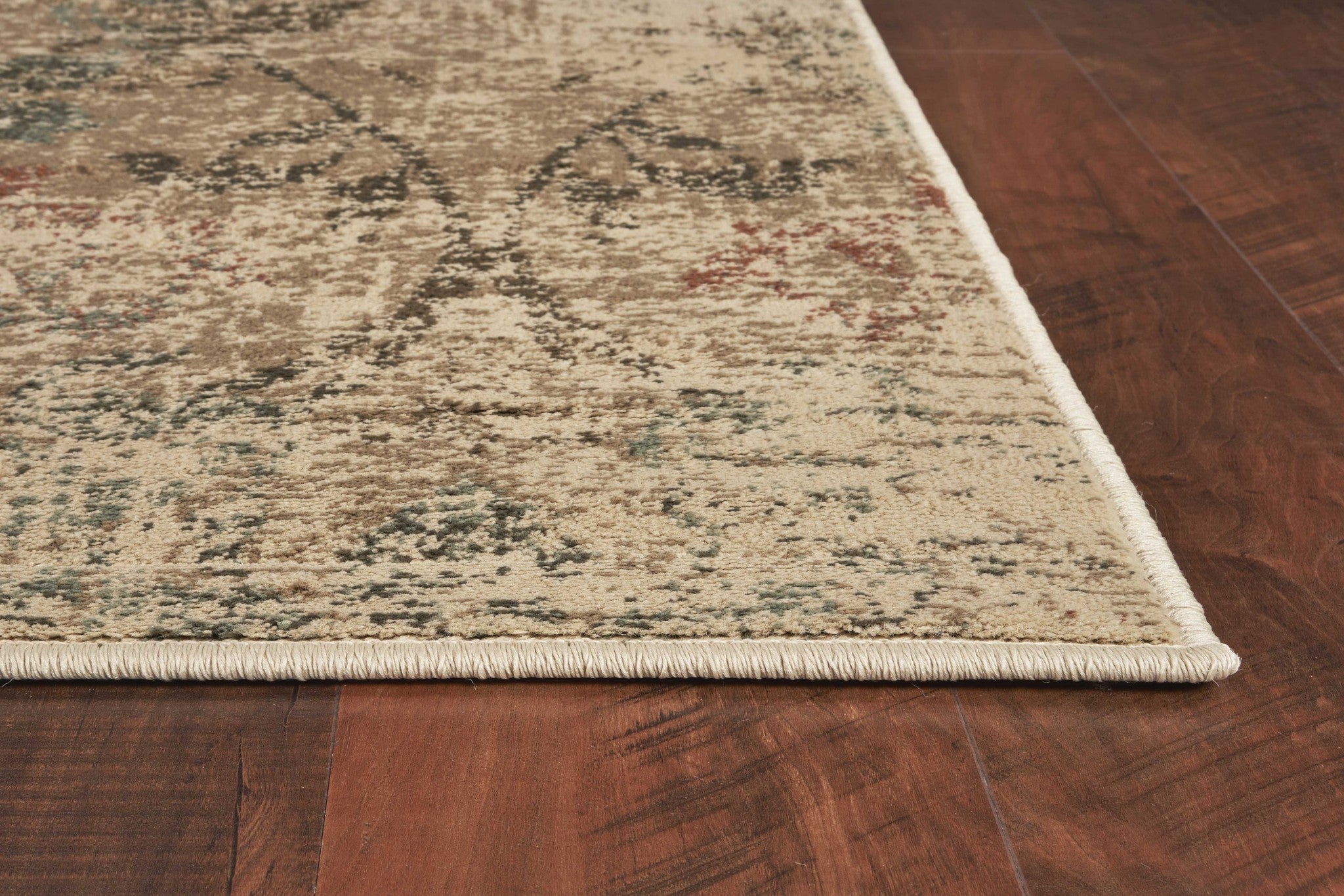 Champagne Faded Traditional Area Rug