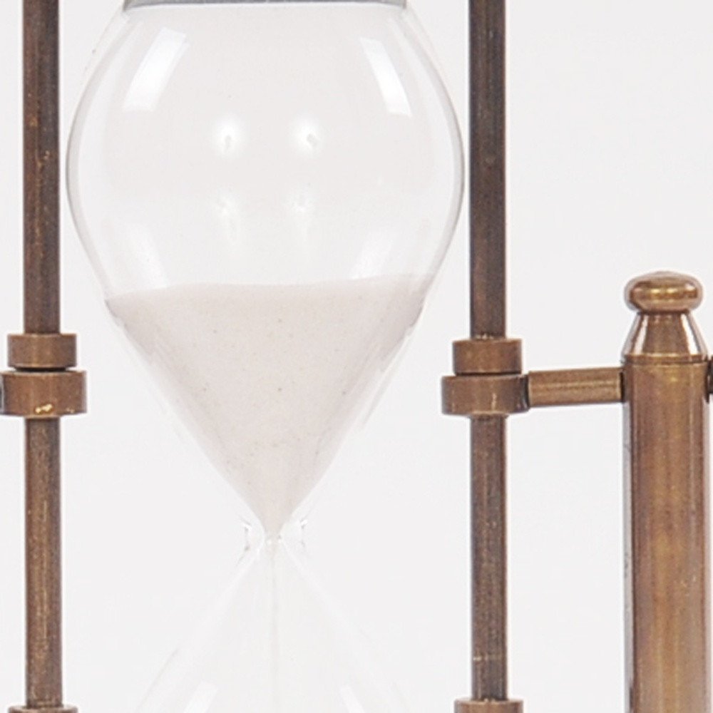 8" Brass Revolving Sand Timer