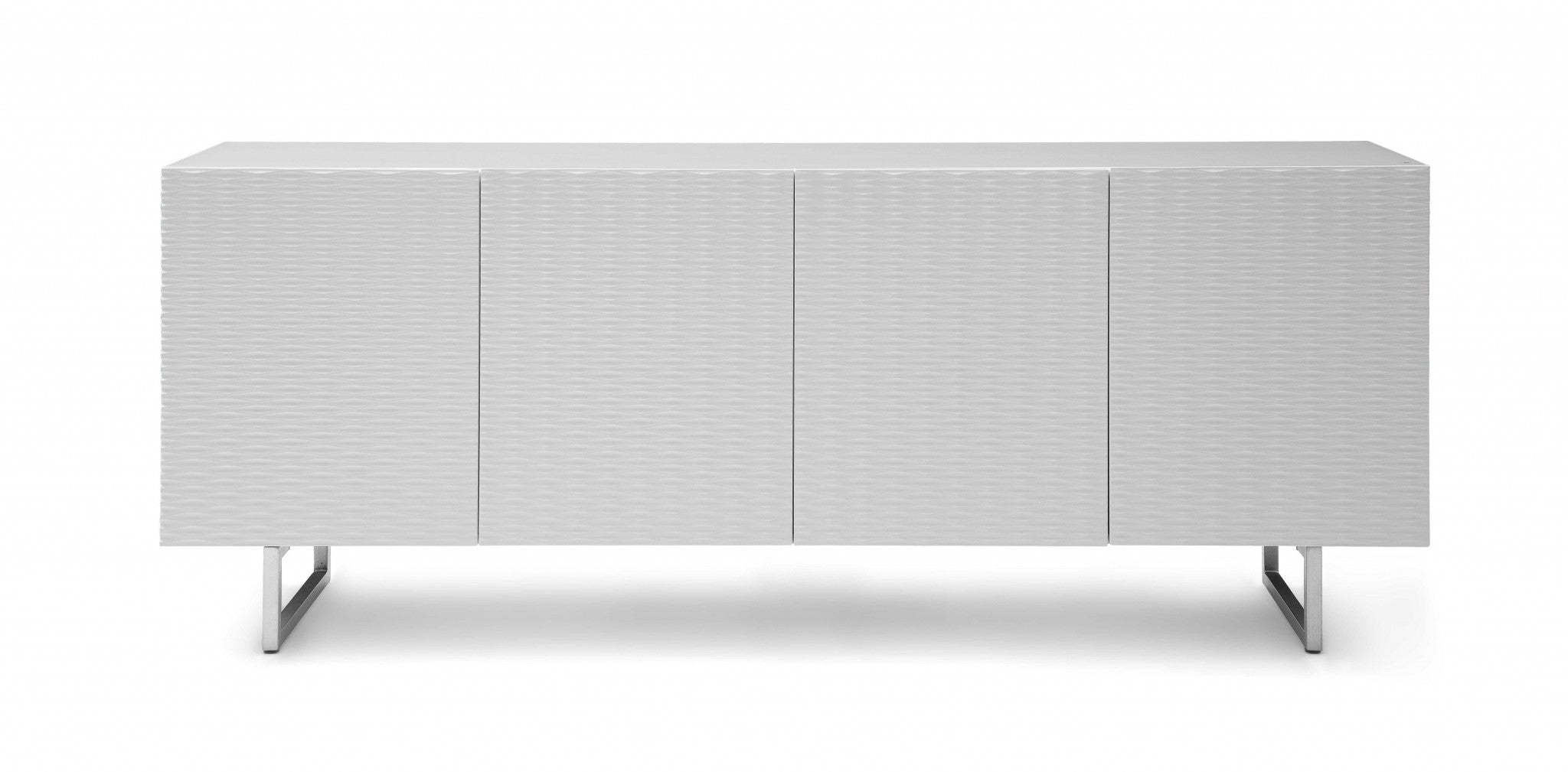 79" White Contemporary Sideboard