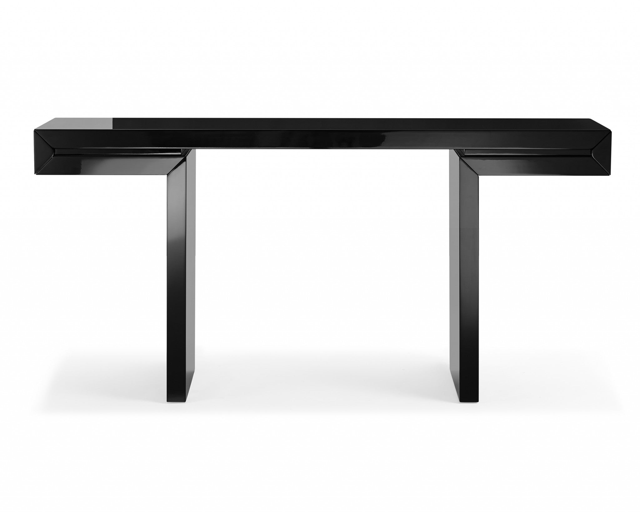 63" Contemporary Lacquer Finished Console Table