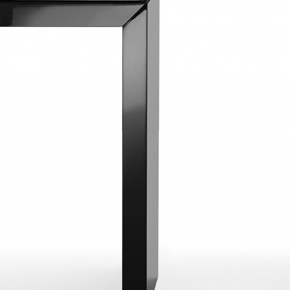 63" Contemporary Lacquer Finished Console Table