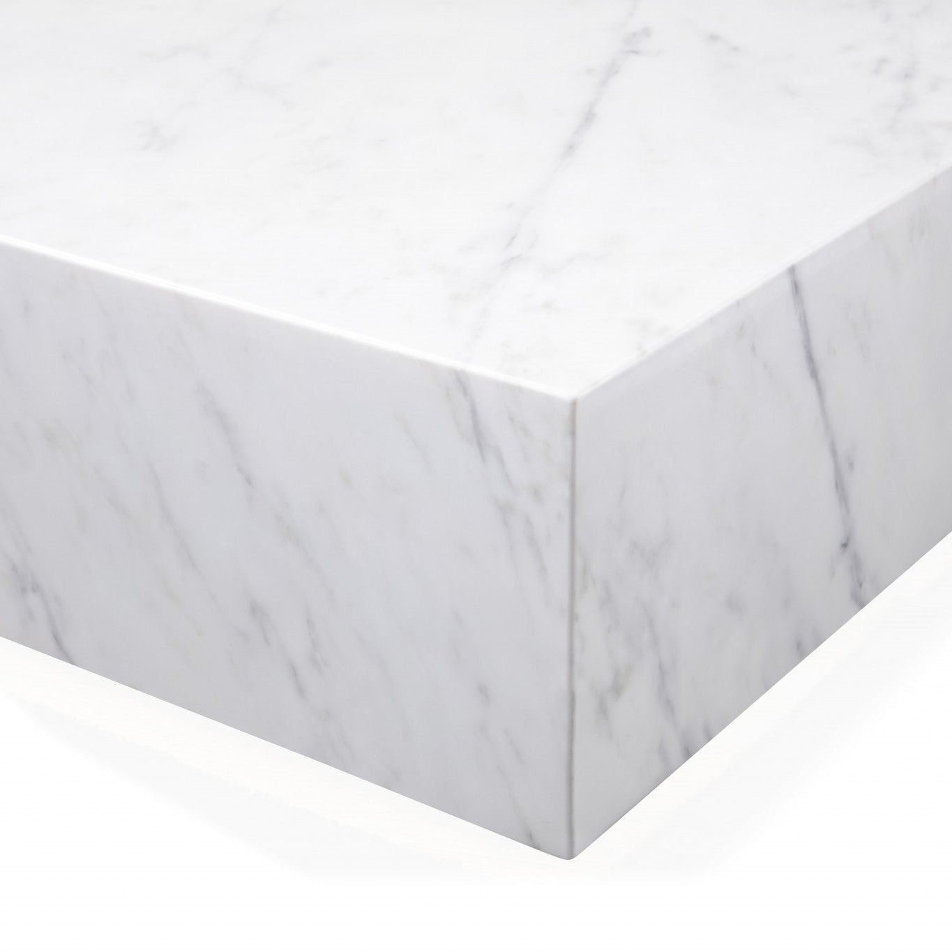 35" Marble Square Coffee Table