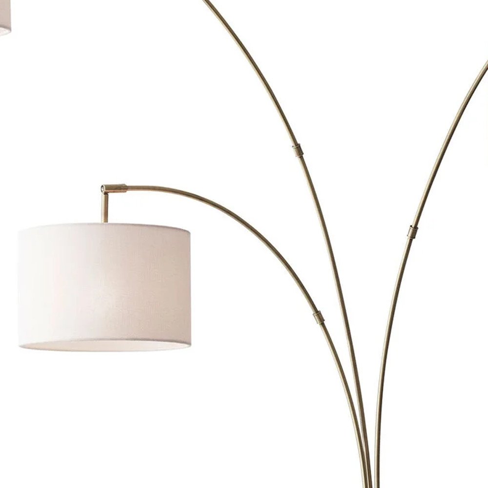 74" Three-Light Arc Tree Floor Lamp