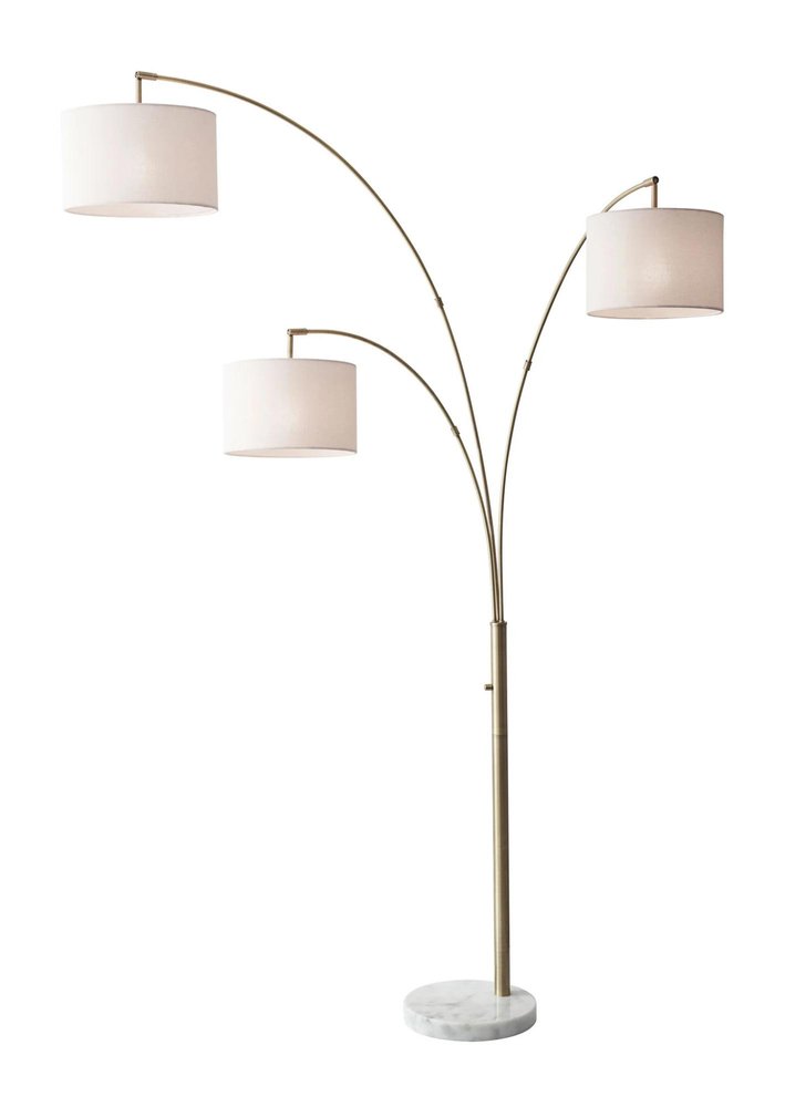 74" Three-Light Arc Tree Floor Lamp