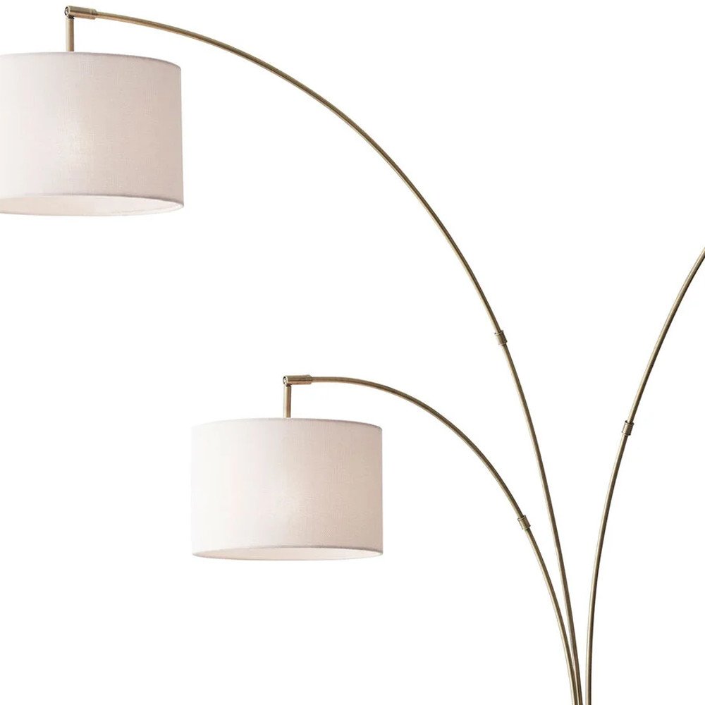 74" Three-Light Arc Tree Floor Lamp