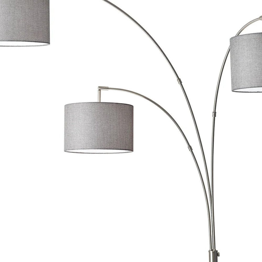 74" Three-Light Arc Tree Floor Lamp