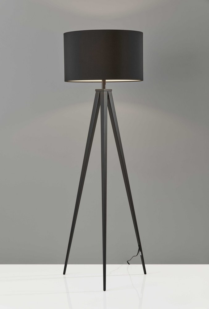 61" Tripod Floor Lamp with Drum Shade