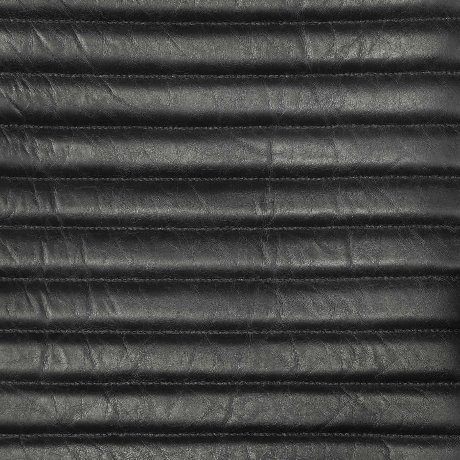 37" Horizontal Tufted Faux Leather Chair