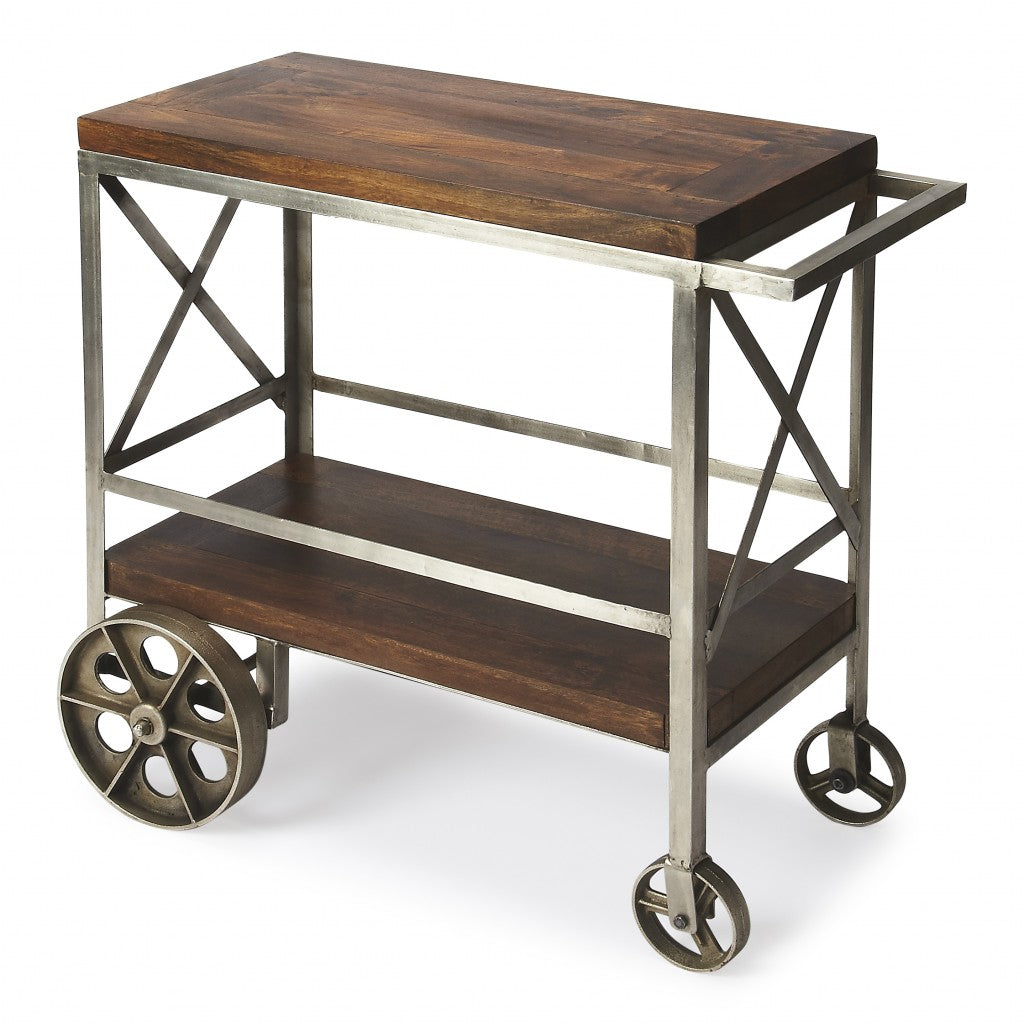 34" Vintage Rolling Bart Cart