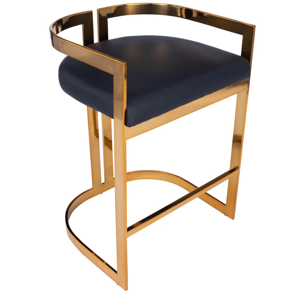 28" Low Back Barrel Bar Chair