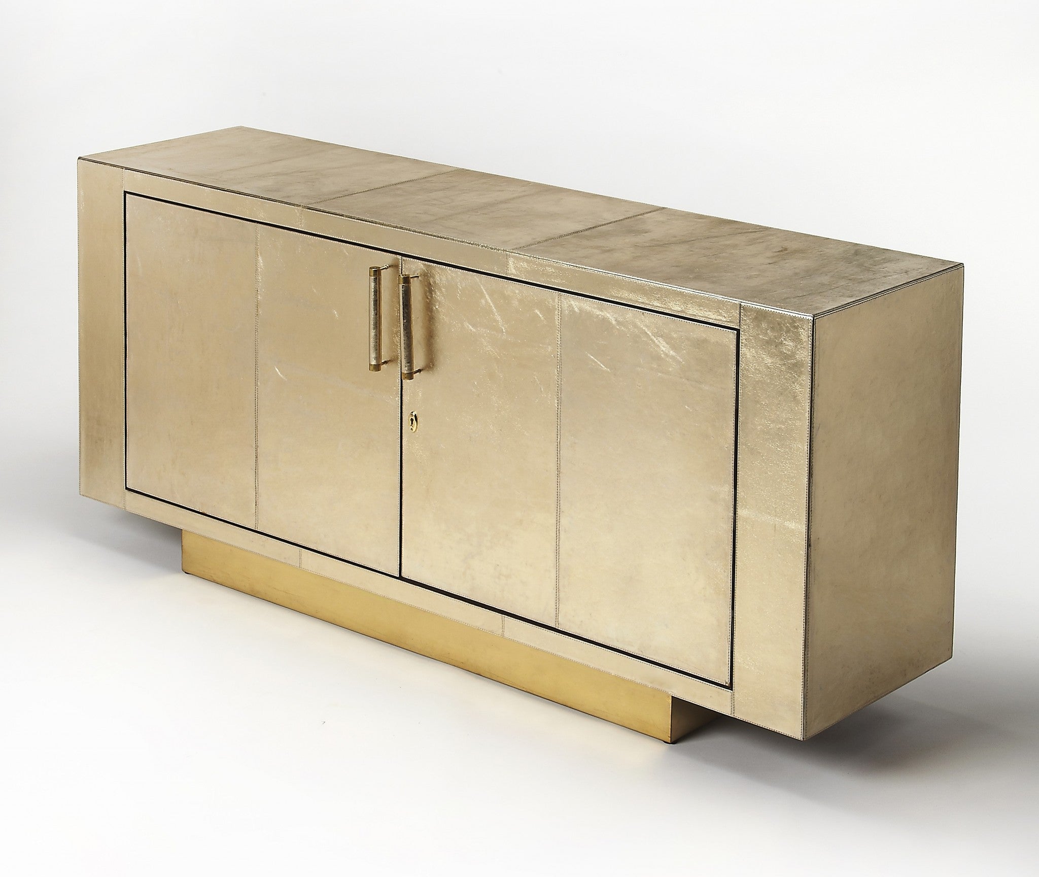 71" Gold Wood Sideboard