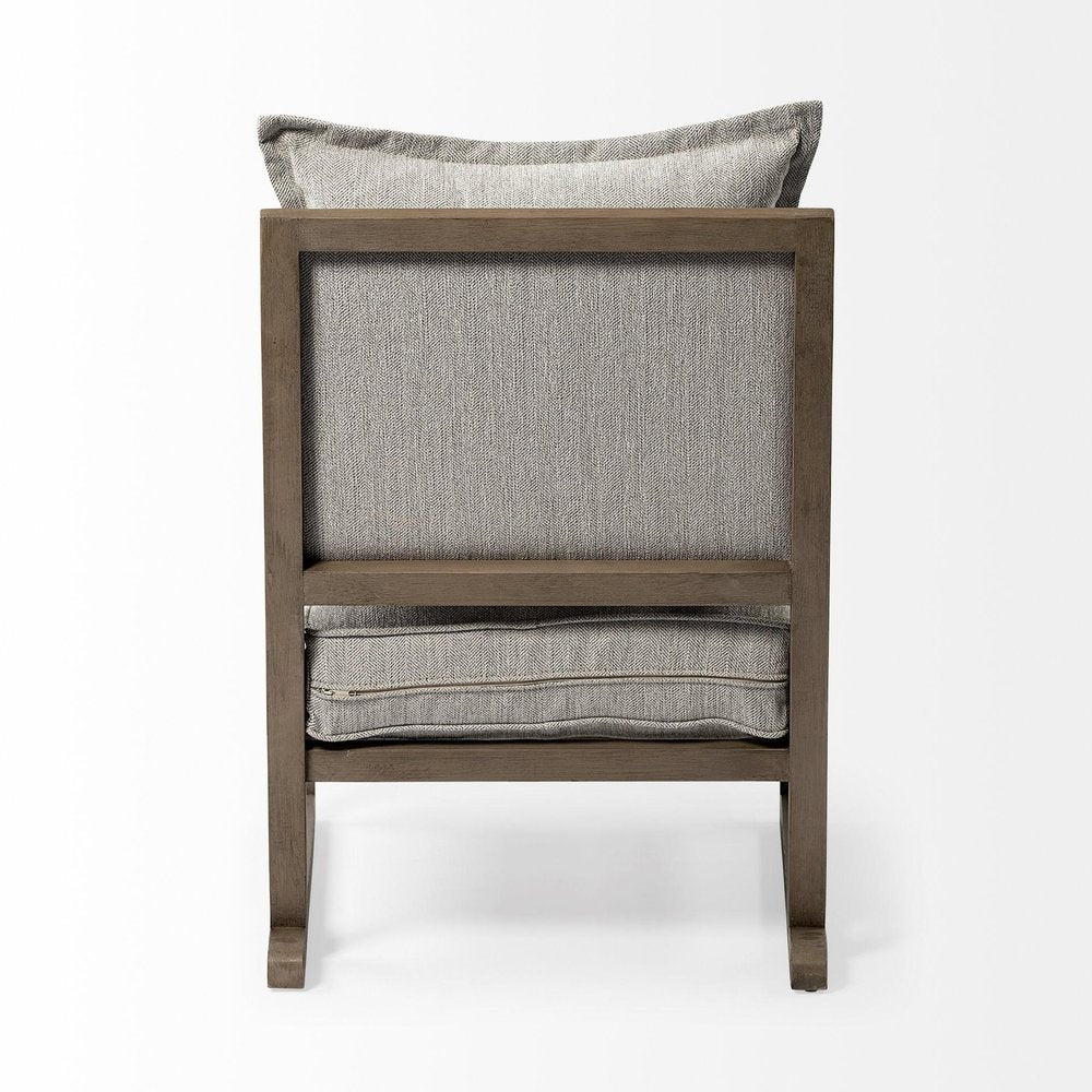 32" Ash Gray Farmhouse Armchair