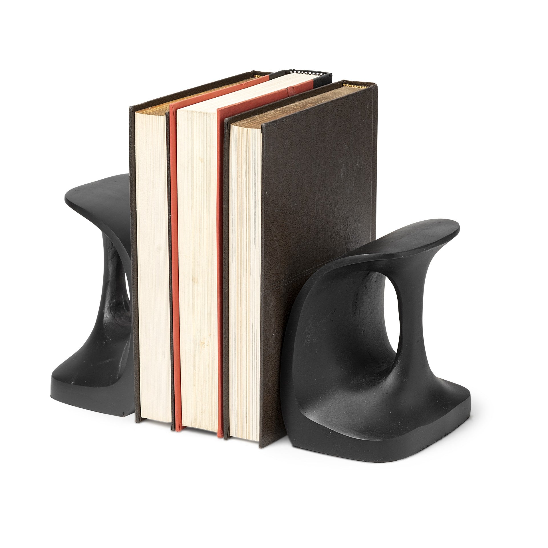 7" Black Cobbler's Tools Metal Bookends