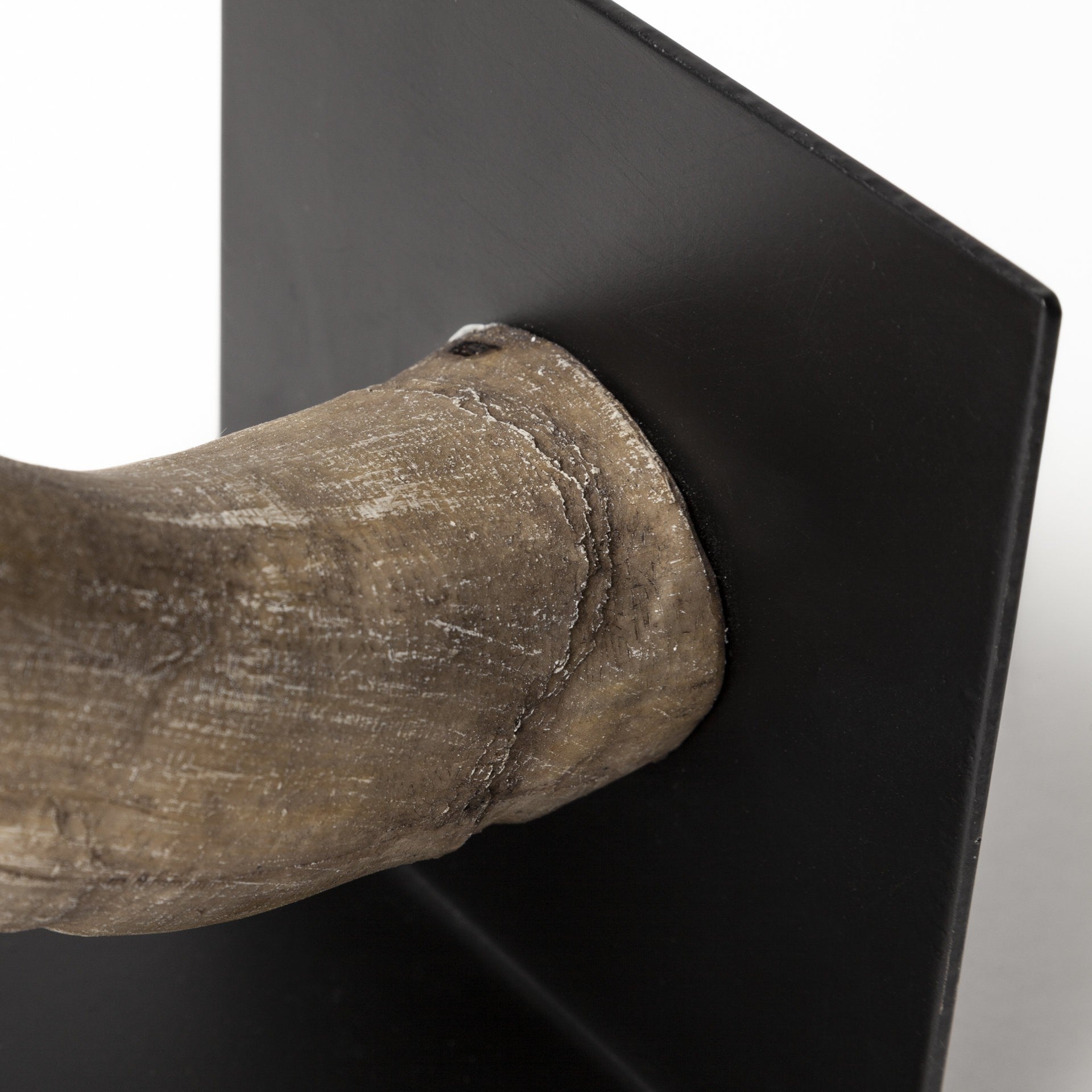 6" Bull Horn Replica Bookends