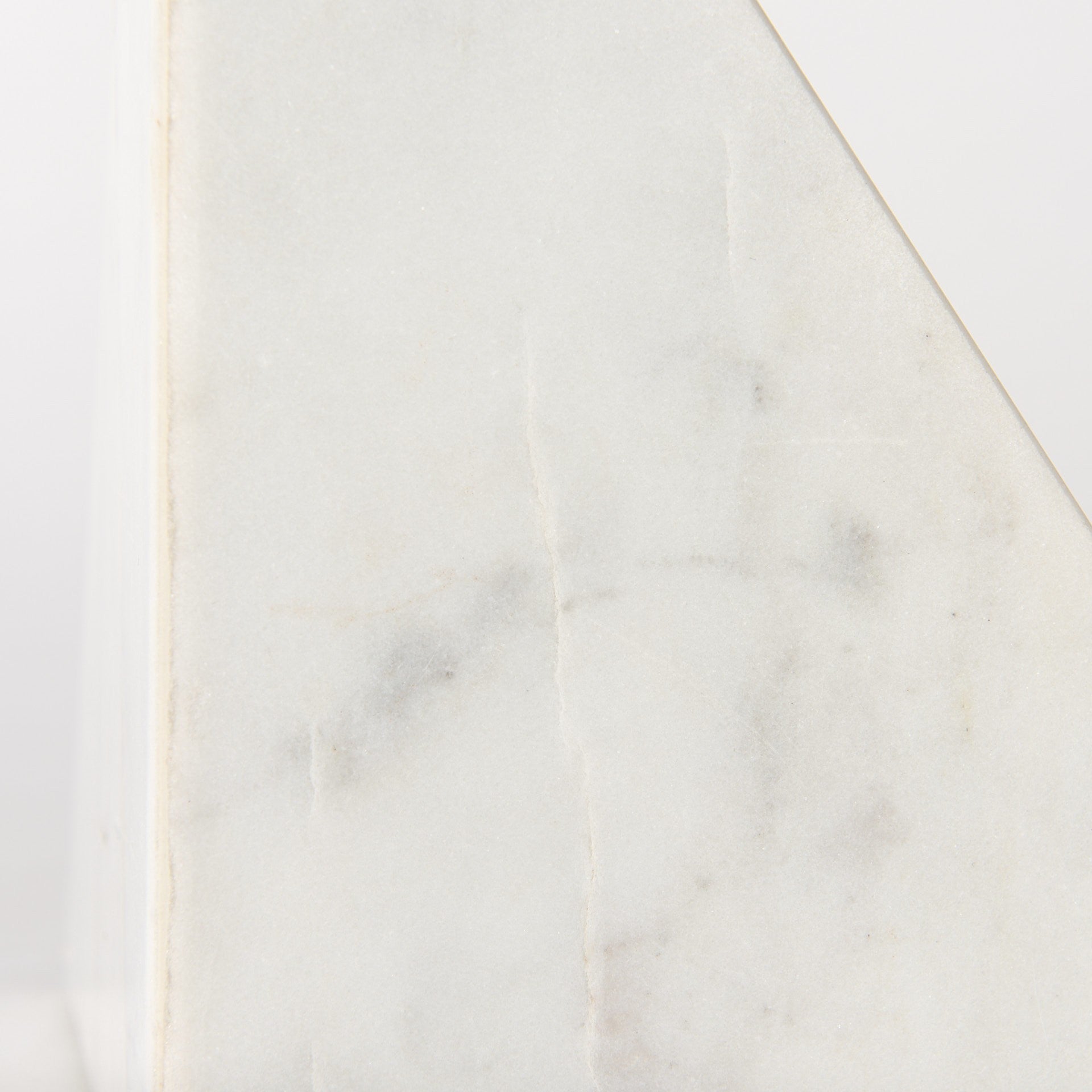 8" Modern Triangle Marble Bookends